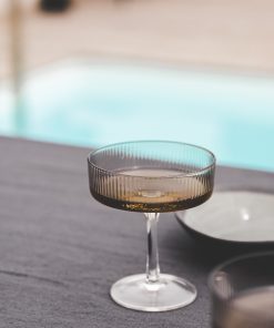 Ripple Coupe Set of 2 in Smoke