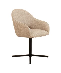Alternative view of Gail Swivel Dining Chair – Cosmopolitan Honey